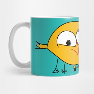 Monday bird funny cute cartoon Mug